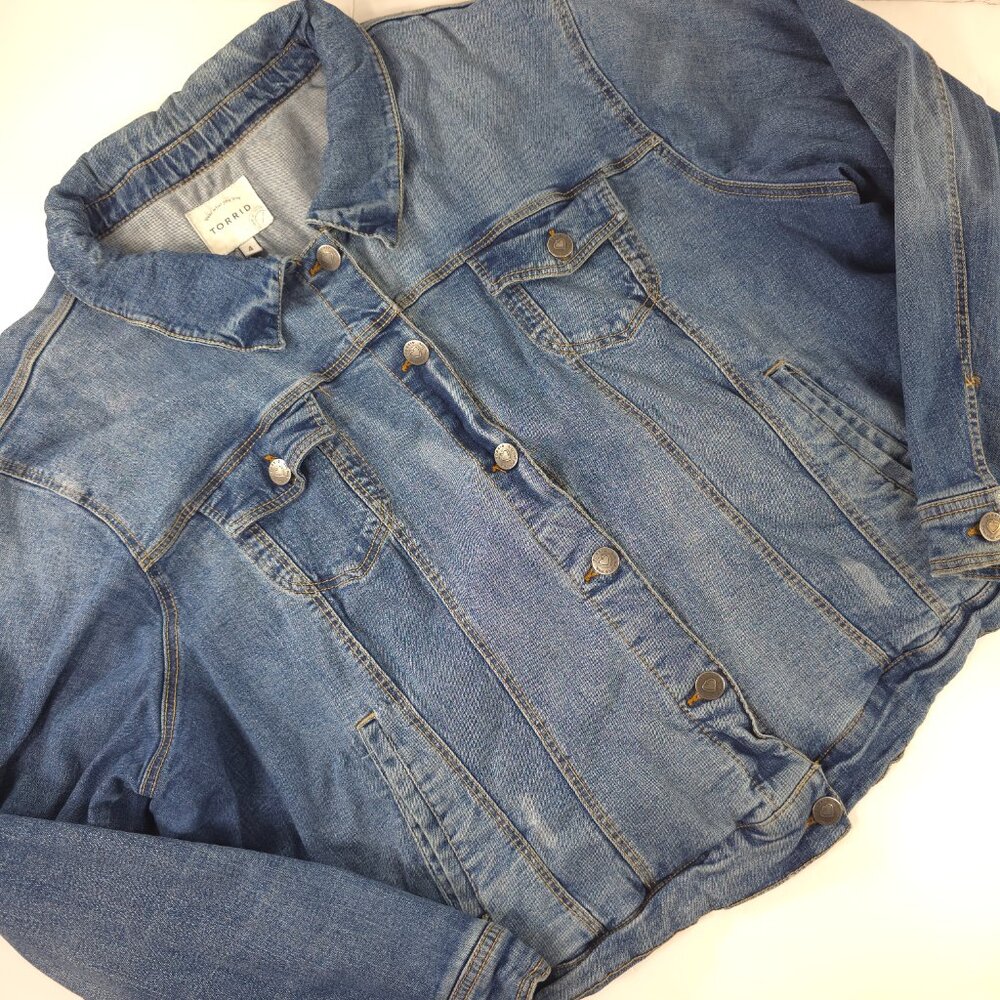 torrid Blue Denim Jean Jacket